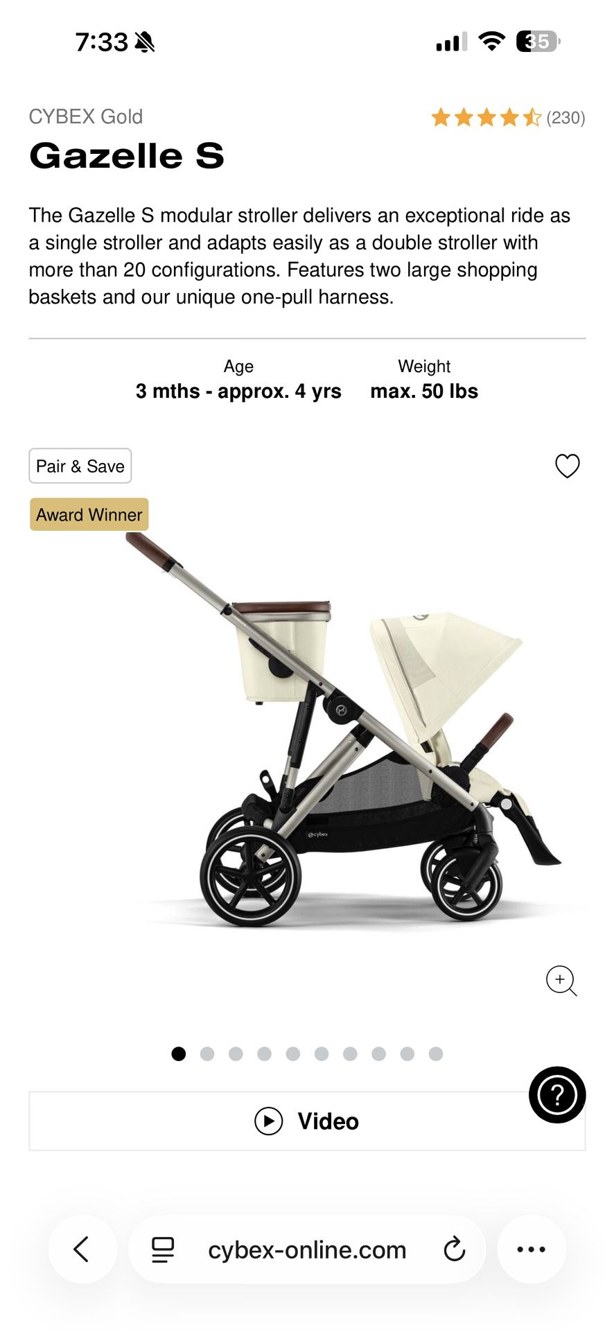 Cybex Stroller