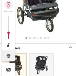 Baby Trend Double Jogger Elixir Stroller ***Moving Price 12-1 Must Go Today Only****