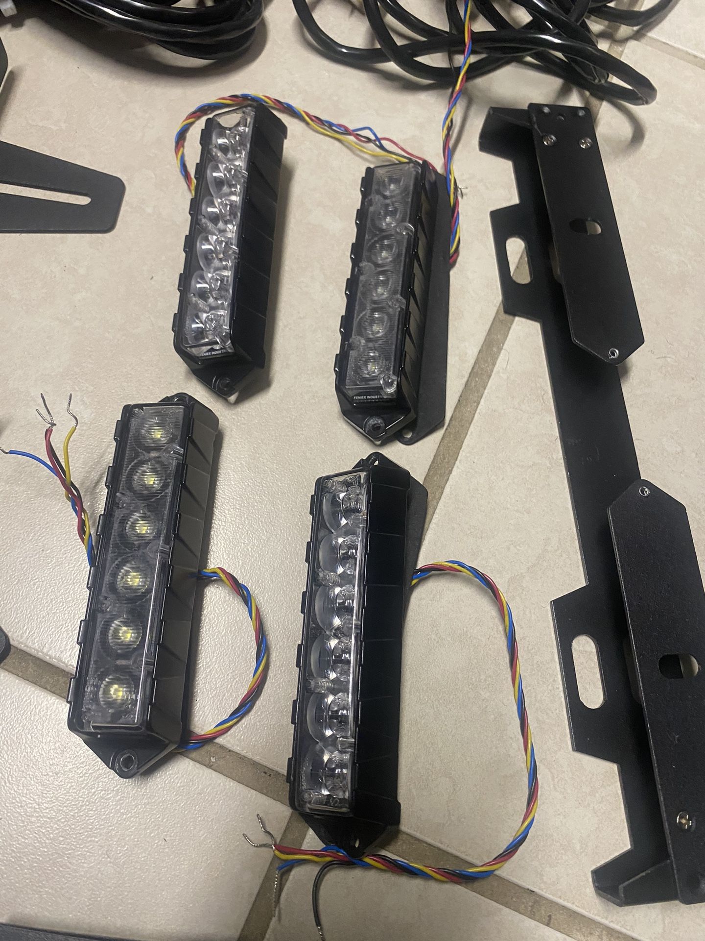 Emergency Lights ( Feniex ) Brand New (White) 