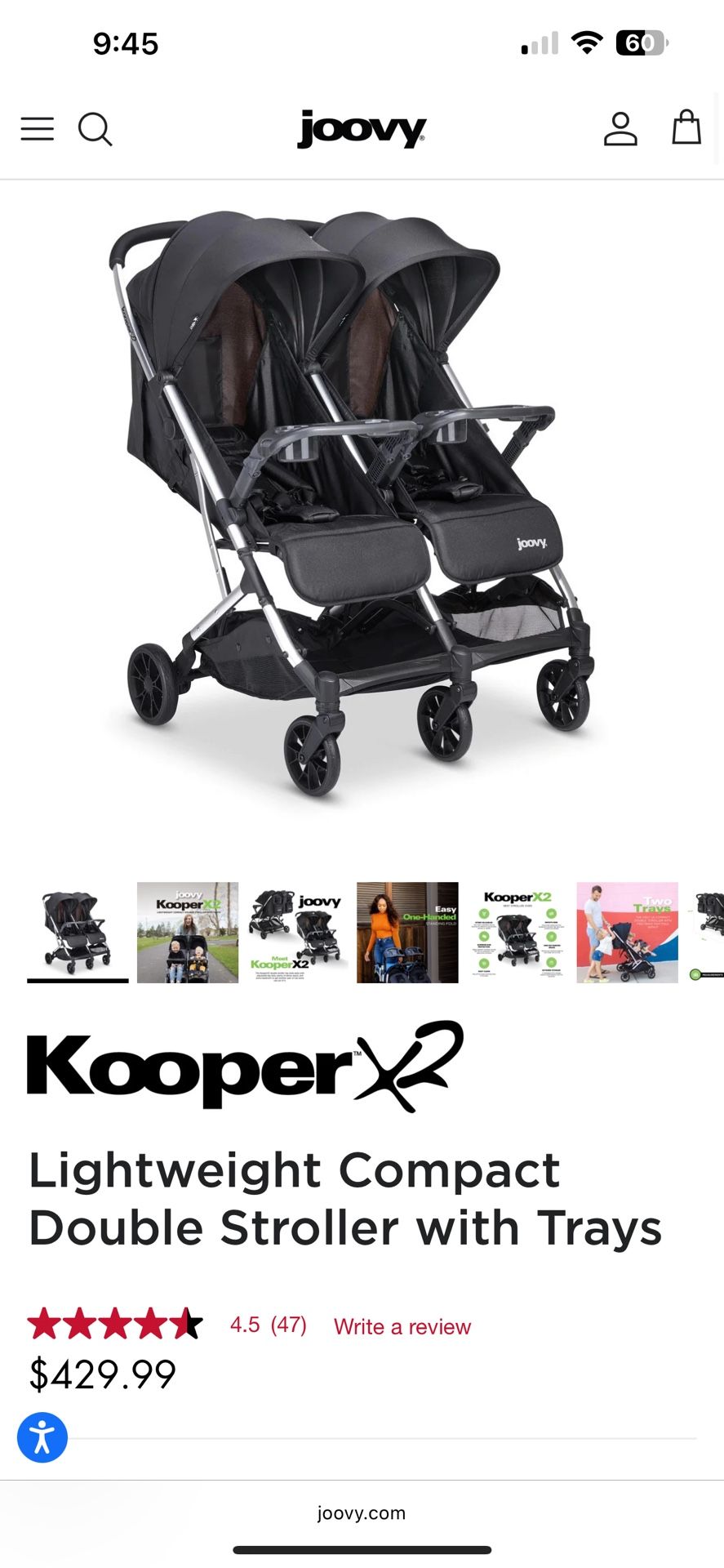 DOUBLE STROLLER