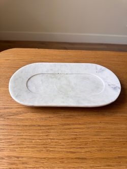 White Marble Tray Home Decor