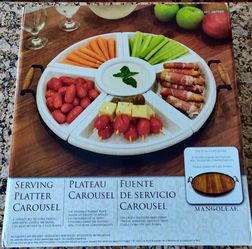 Rotating Carousel Serving Platter: New only $20
