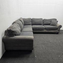 Can Deliver! Gray Sectional Sofa Couch