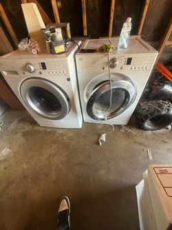 LG washer and dryer