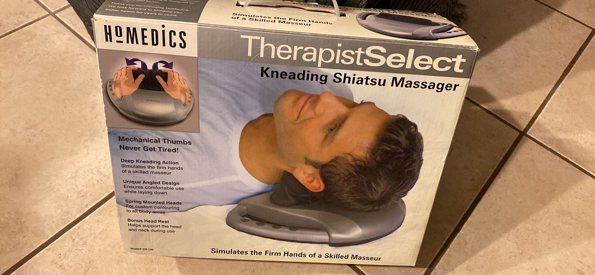 Homedics SM-100 Therapist Select Kneading Shiatsu Massager For Neck & Shoulders.
