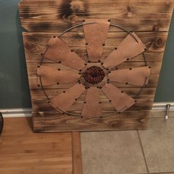 Windmill wall decor
