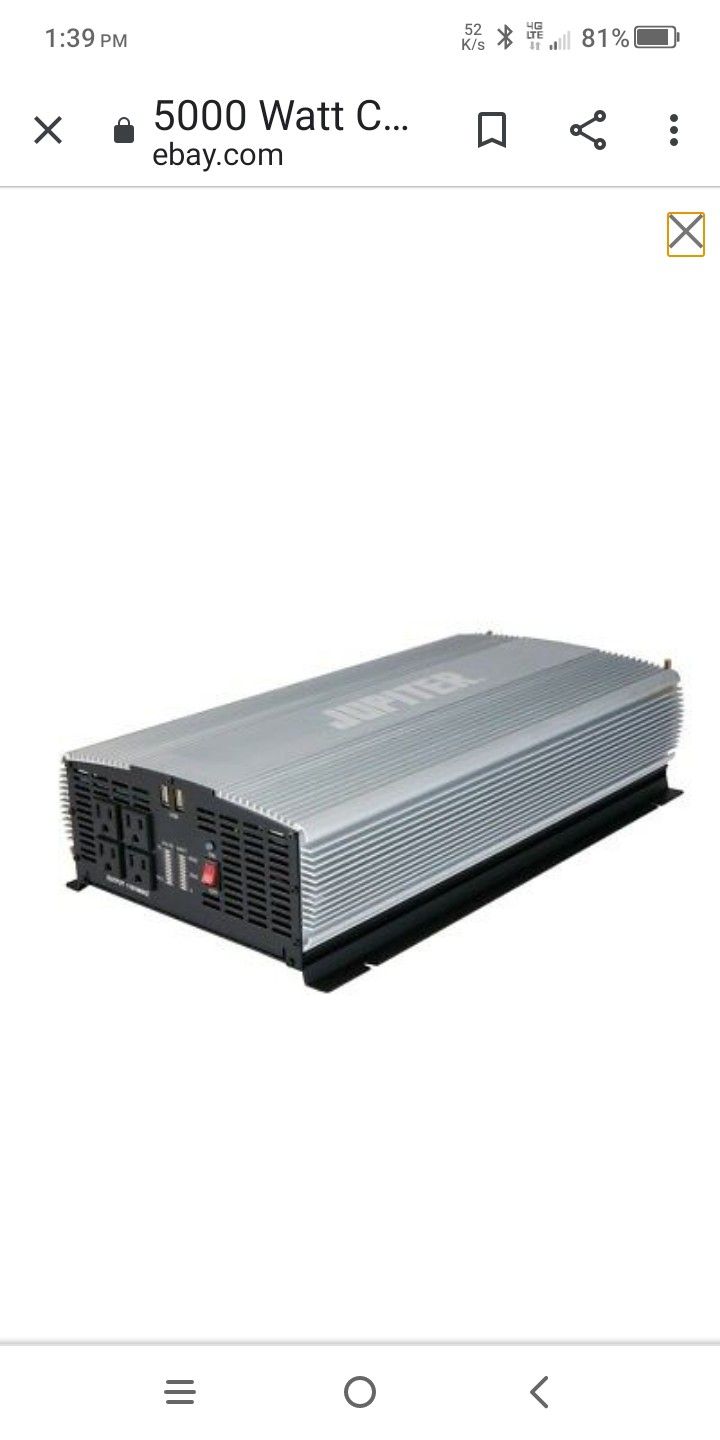 Jupiter 10000 Watt Inverter