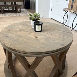 Custom Solid Wood Coffee Table
