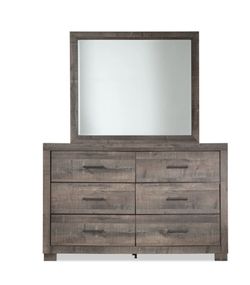 Brown Dresser Mirror