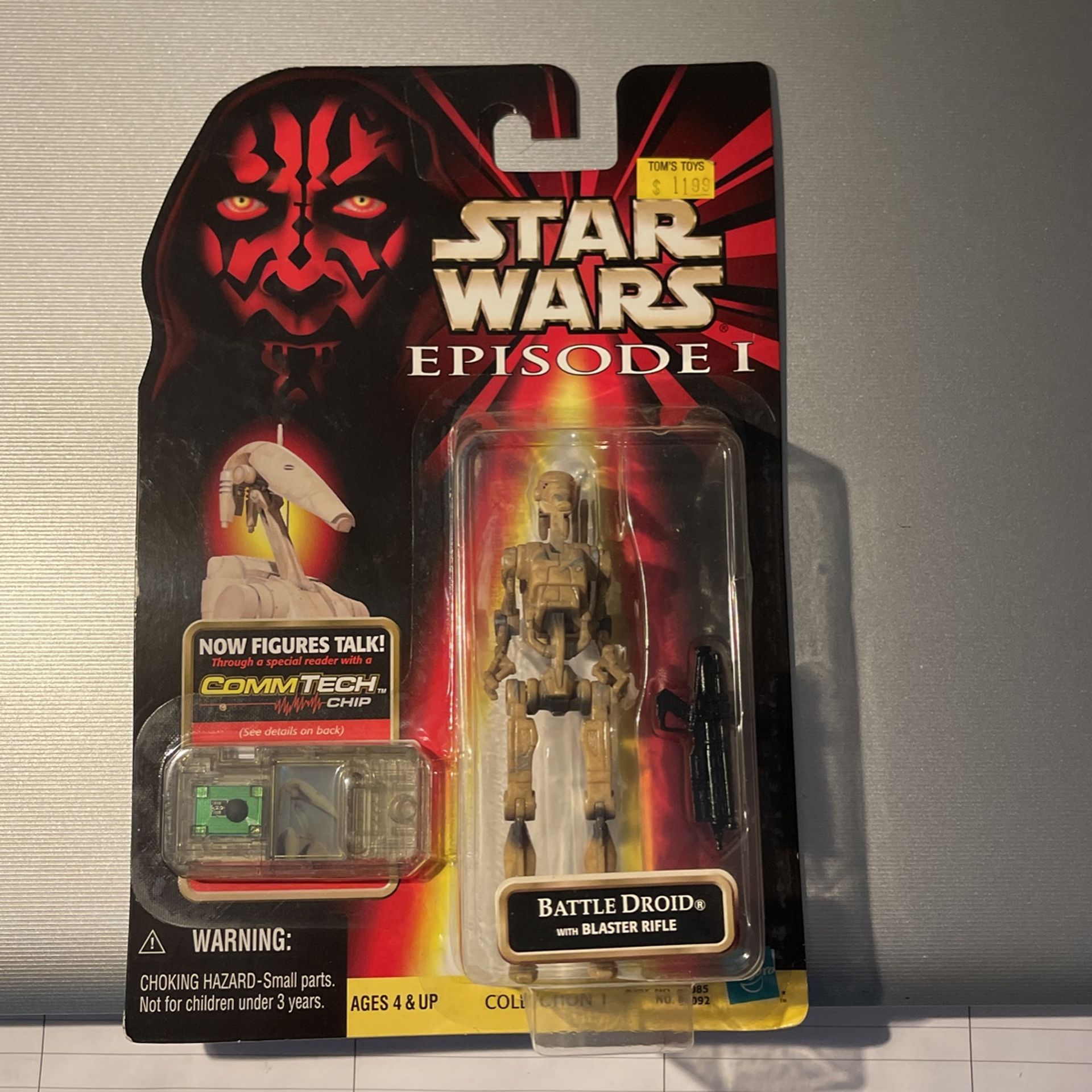 1998 STAR WARS EPISODE 1 BATTLE DROID ACTION FIGURE