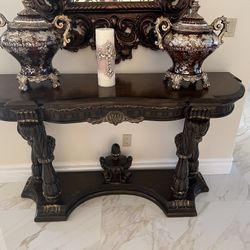 Brown Console Table