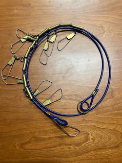 Vintage Cable 10-fish Stringer. Used