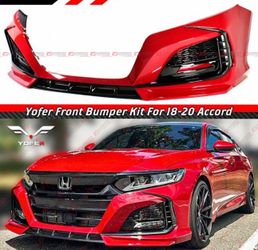 Honda Accord 10th 2018-2020 Fog Light Enclosure Intake Hood Spl   YOFER Front Bumper Cover  painted