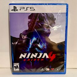 Ninja Gaiden 4 Standard Edition Sony PlayStation 5 PA5 Brand New Factory Sealed