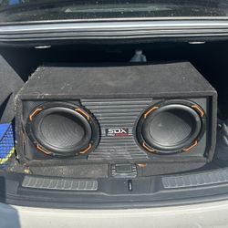 SDX Pro Audio Subwoofers 10”