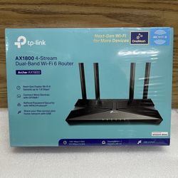 TP-Link AX1800 Archer 4 Stream Dual-Band Wi-Fi 6 Wireless Router