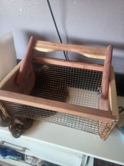 Cedar wood basket