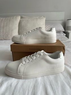 Bruno Marc White Casual Dress Sneakers