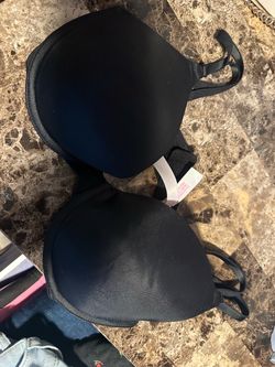 Black pink bra