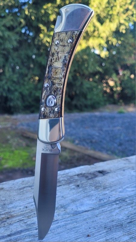 Buck Knife 110 auto Folding Hunter Fully Custom Made