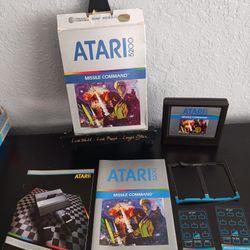 🚀 RARE CIB 1982 Atari 5200 MISSILE COMMAND Complete Vintage Game Collector Gem