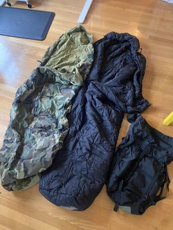Tennier Sleep System, Sleeping Bag, Waterproof Shell, Stuff Sack