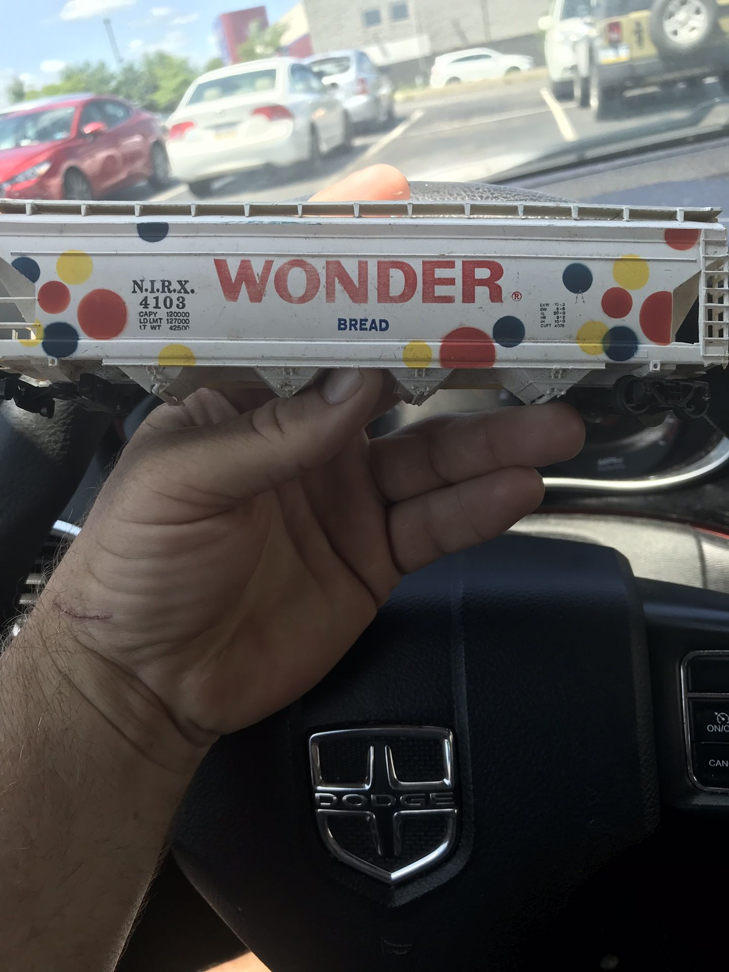 Ho train car wonder bread