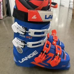 Lange Rs120 Ski Boots Size 24.5 286mm Dual Core Good Condition