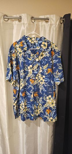 George 3xl floral button up shirt