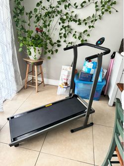 Caminadora /manual (non-motorized) treadmill,