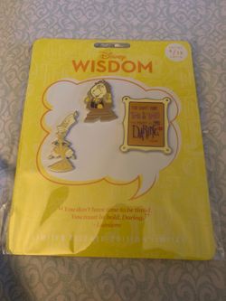 Wisdom Disney pin beauty and the breast