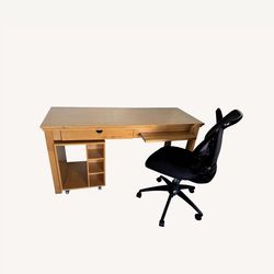 Pottery Barn Desk, Chair & Console