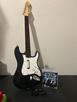 Rock Band Guitar PlayStation 3 PS3 Bundle