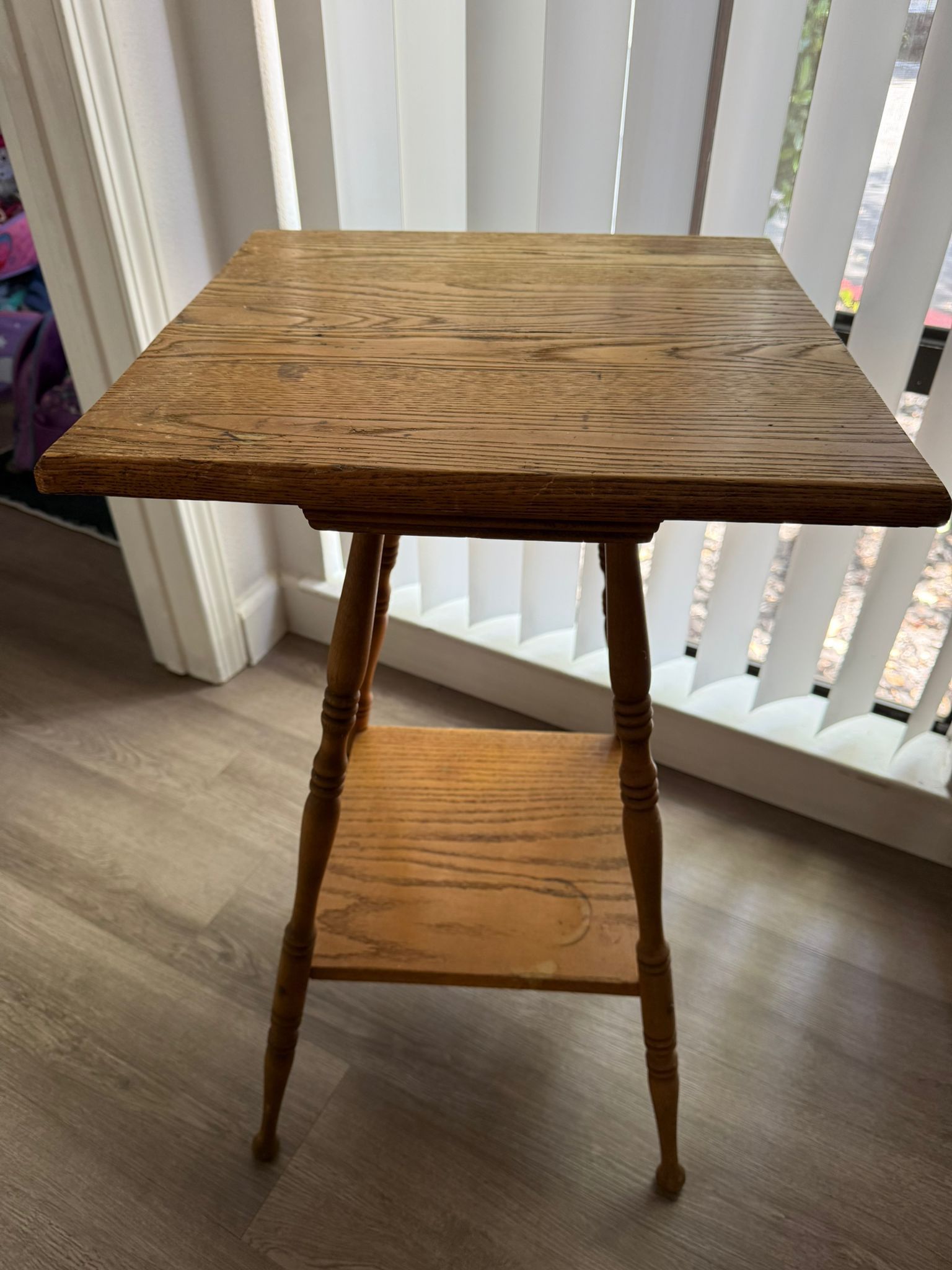 Solid Wood End Table