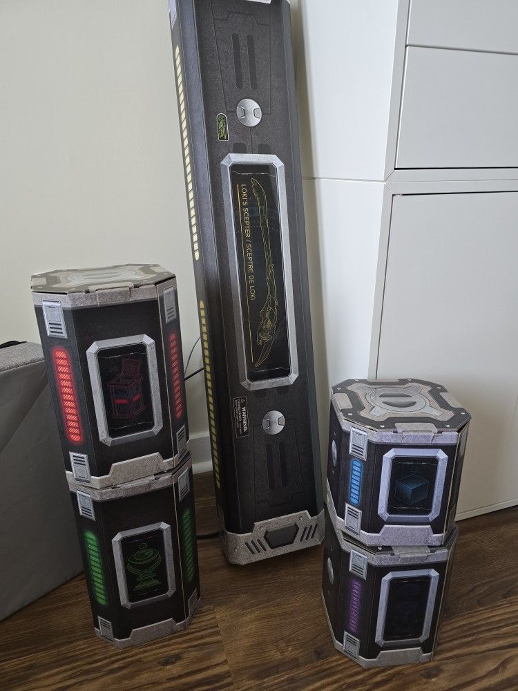 Disney Marvel Infinity Stone Containers Light-Up Toys