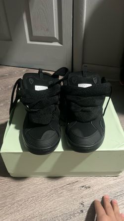 Lanvin triple black sneakers