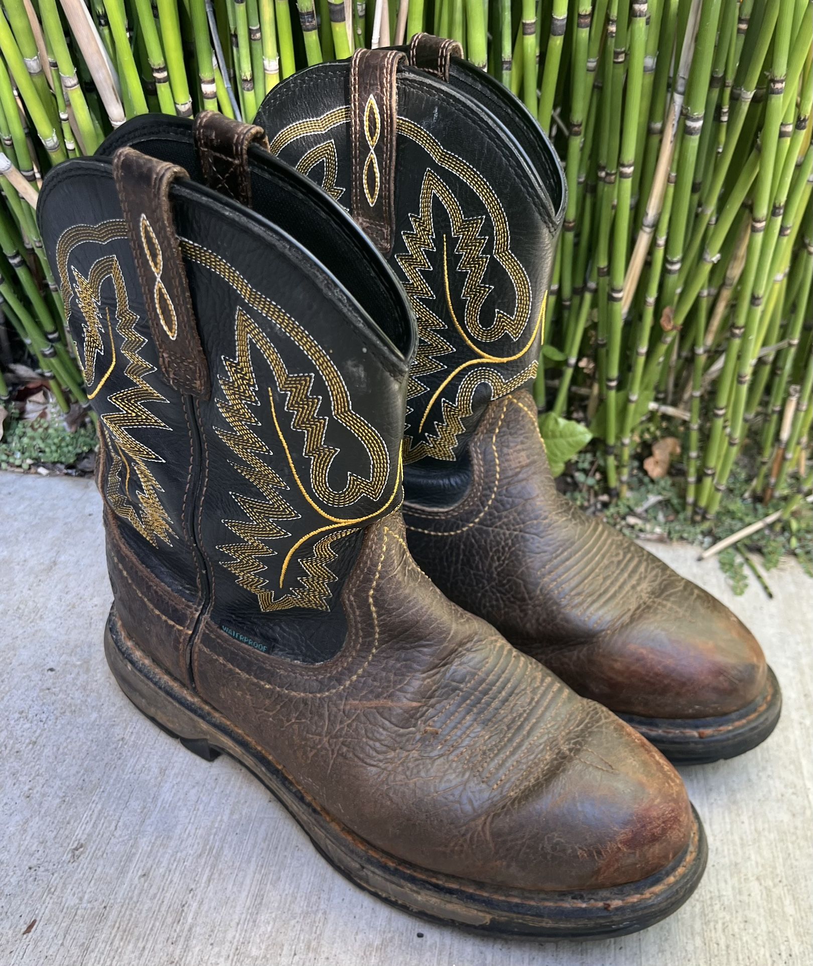 Ariat Waterproof Work Boots, Sz 9.5 Men’s..