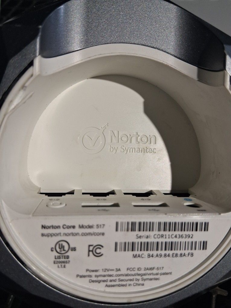 Norton Symantec. Core Model 517