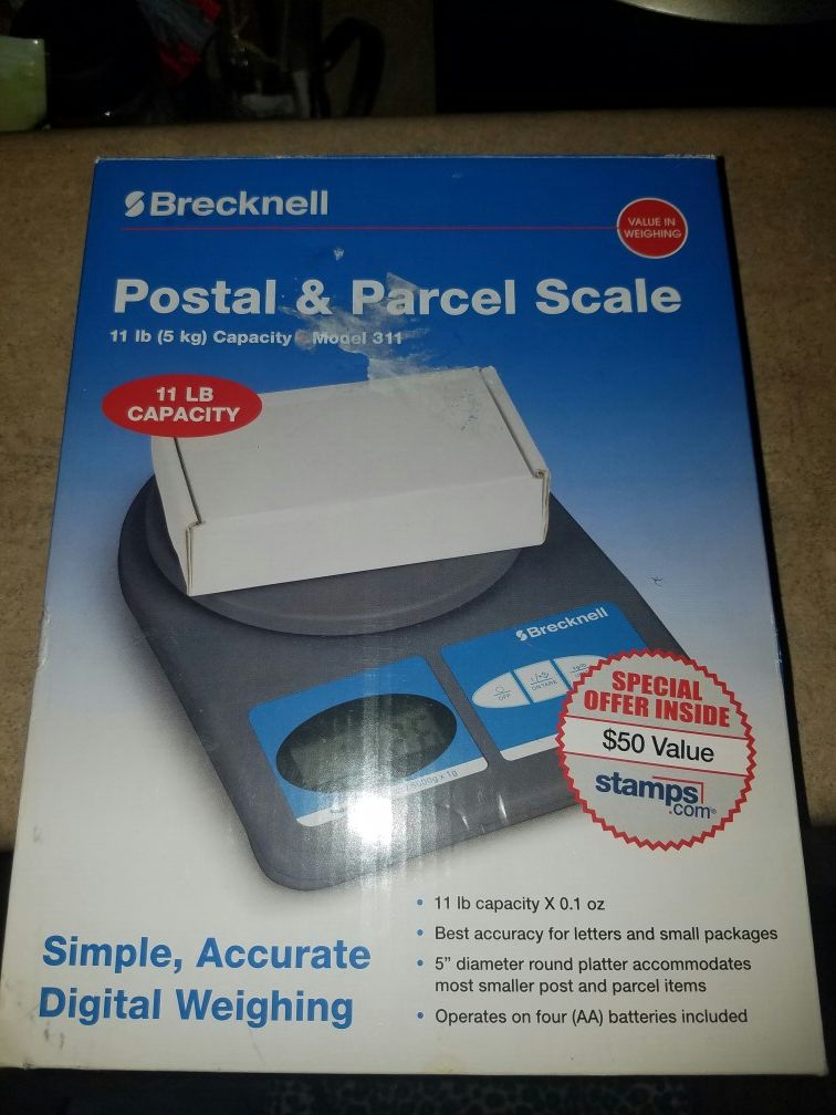 Postal parcel scale