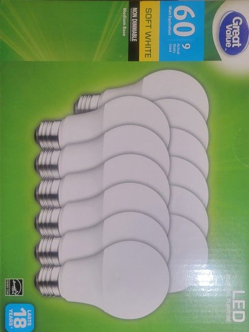 Brand New Light Bulbs In Box