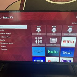 Like New TCL 32" Class 3-Series 720p HD LED Smart Roku TV