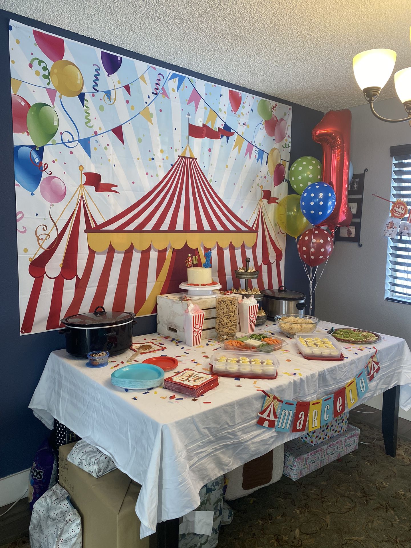 Circus Birthday Party Decor