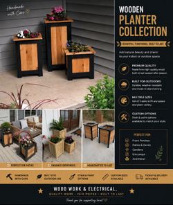 Custom planter set