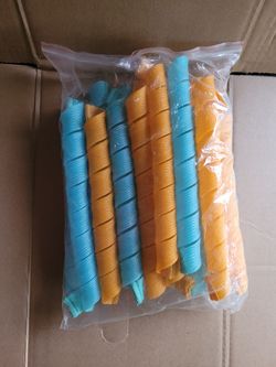 Heat free curlers - Heatless corkscrew curls