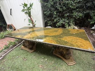 Vintage Hollywood Regency Coffee Table