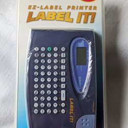 Casio LABEL IT! EZ-Label Printer Clear Tape Included Model KL-60-L New Sealed

