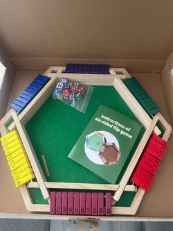 Shut The Box Dice game board game