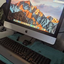 iMac with wireless keyboard and mouse Wi-Fi works great plugged in so you can test it