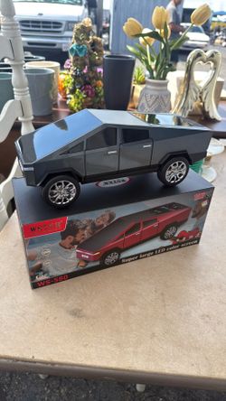 Cybertruck Bluetooth Speaker LED Toy Truck