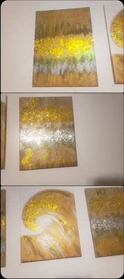 Self made Paintings on a canvas